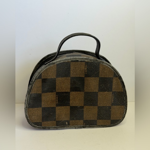 Vintage Fendi Pequin Coated Canvas Vanity Case - Picture 7 of 12